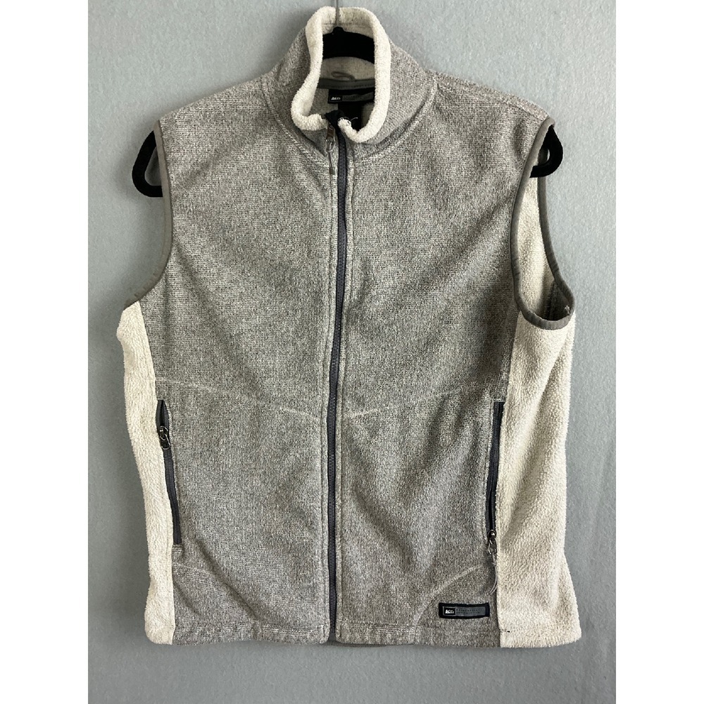 REI Vest Women's 14W Fleece Full Zip Sleeveless Outdoor‎ Hiking